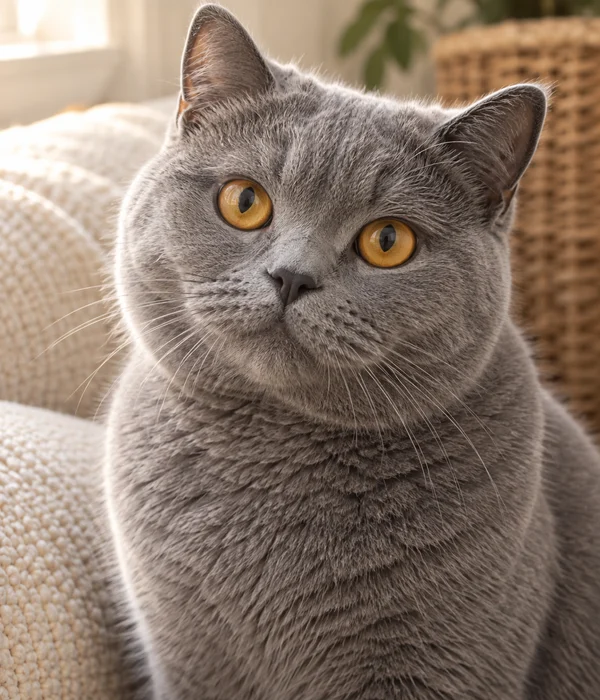 AI illustration of a grey cat